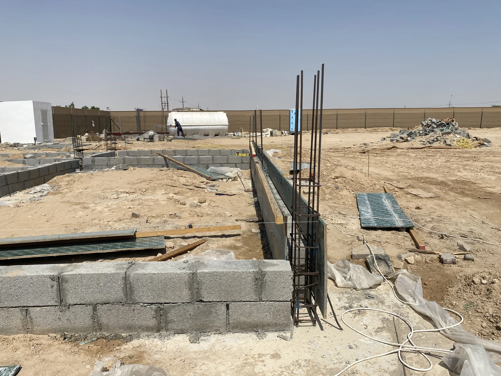 Site works in progress