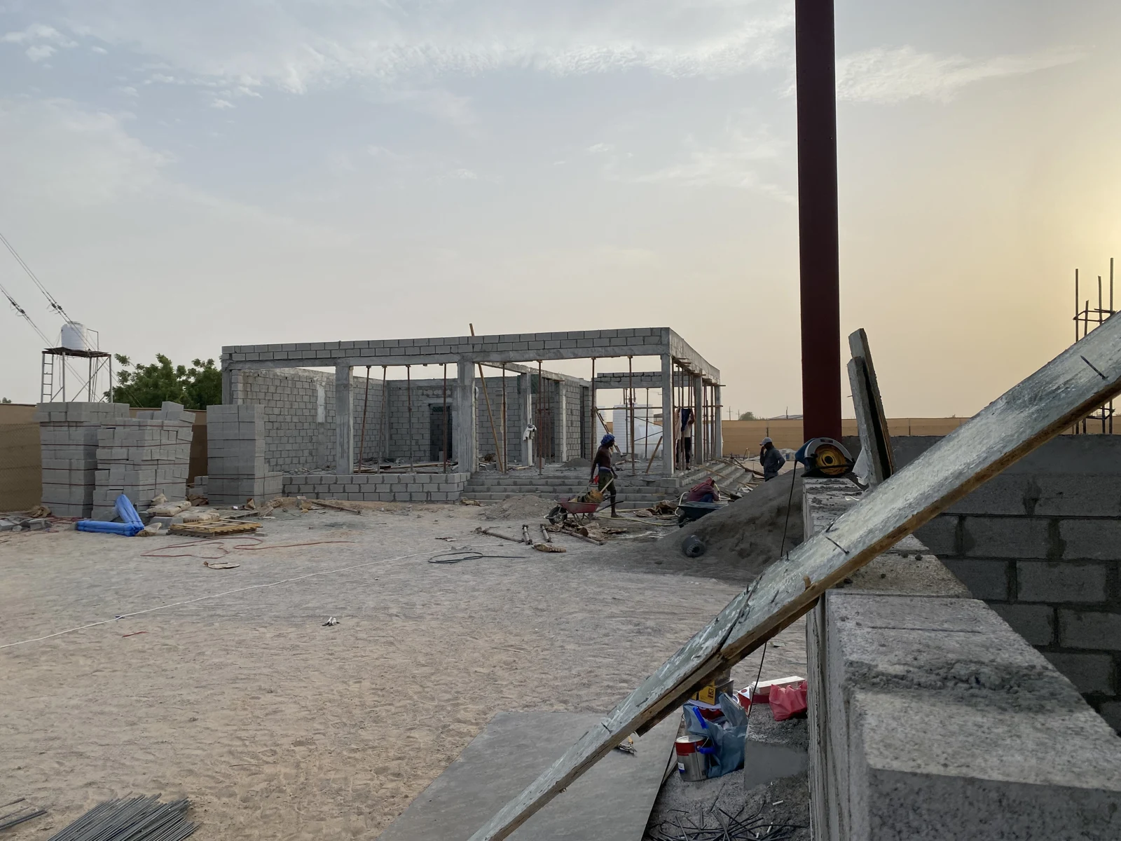 Building works in progress